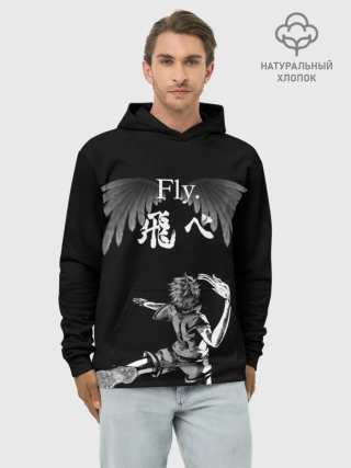 Худи мужской база хлопок / FLY. | ХИНАТА