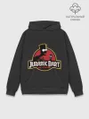 Худи мужской база хлопок / Jurassic Bart