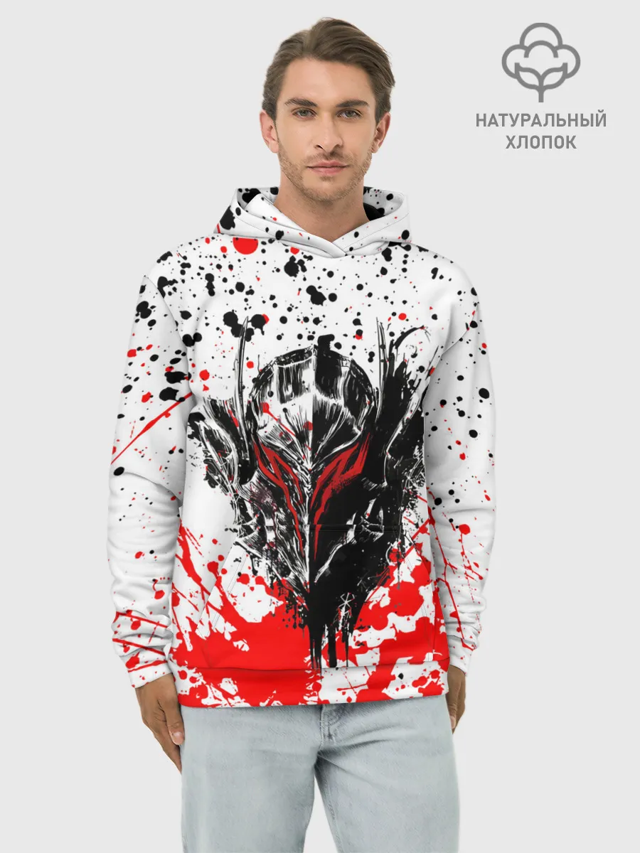 Худи мужской база хлопок / Броня Берсерка.