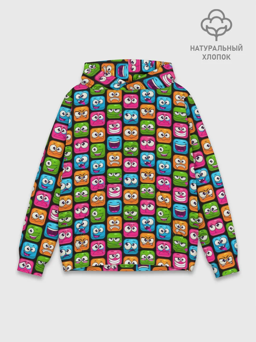 Худи мужской база хлопок / Эмоции