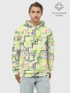 Худи мужской база хлопок / Geometric Color