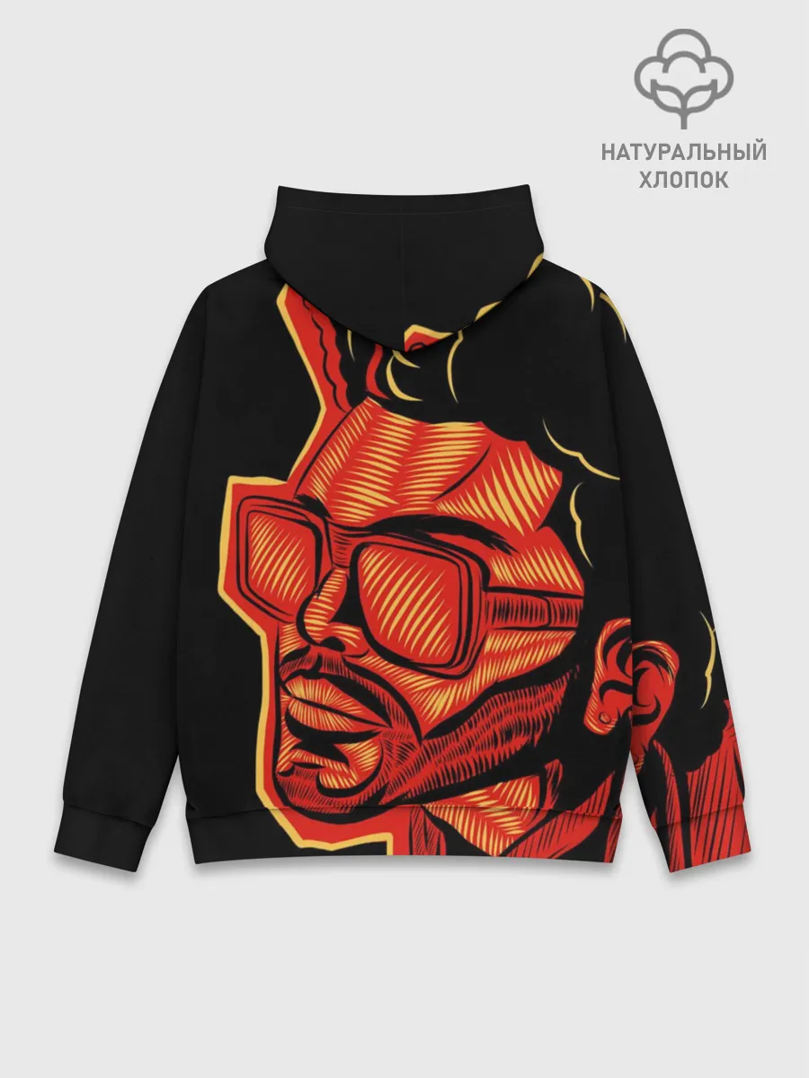 Худи мужской база хлопок / Большой Уикенд