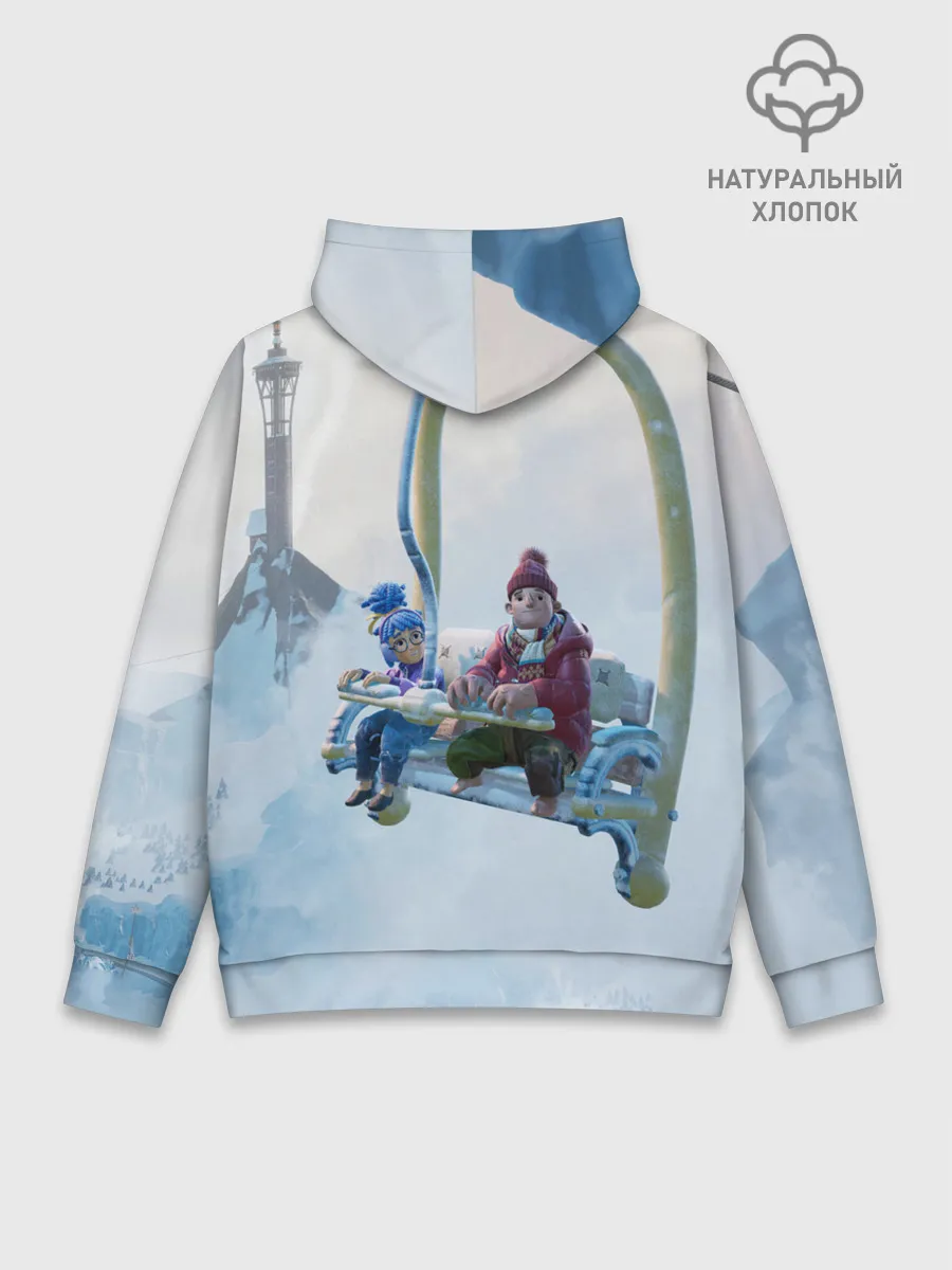 Худи мужской база хлопок / It Takes Two Коди и Мэй