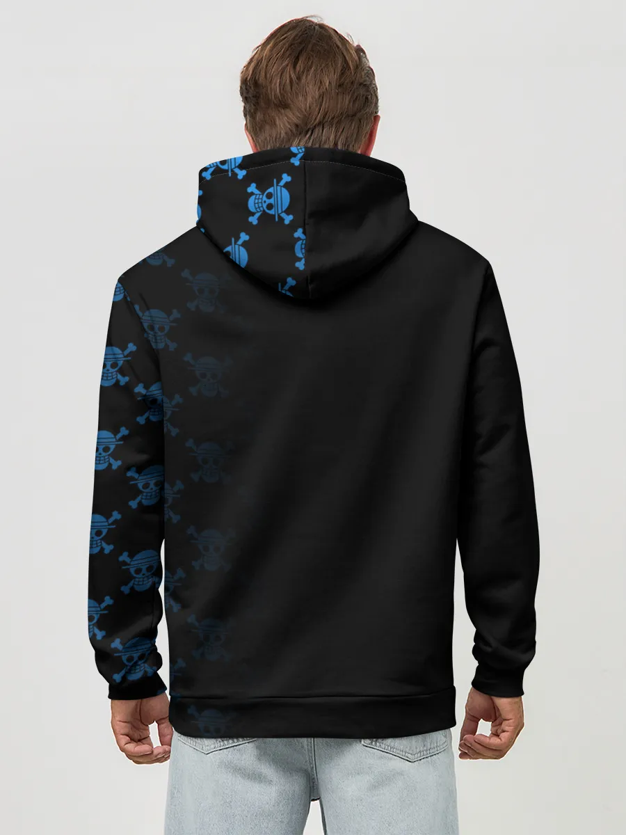 Худи мужской база хлопок / Манки Д. Луффи One Piece