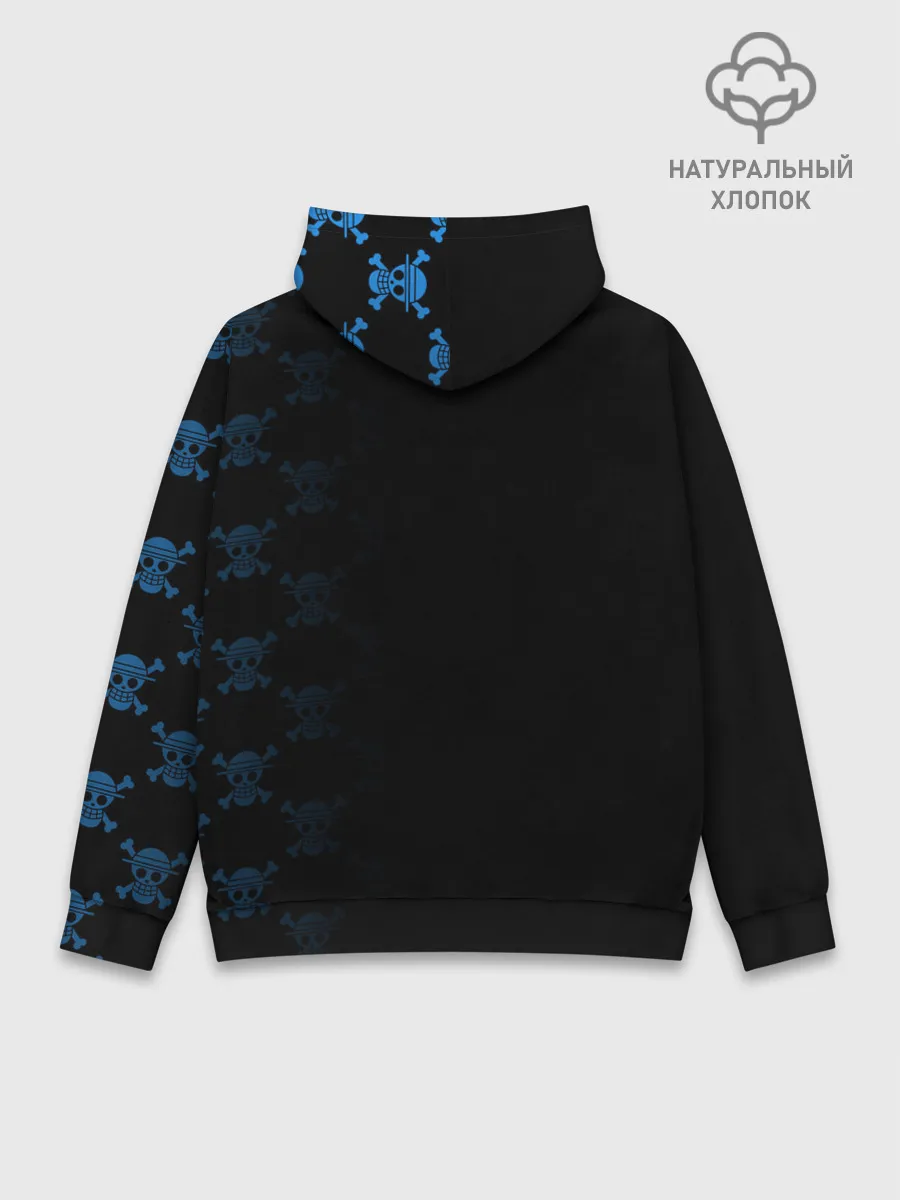 Худи мужской база хлопок / Манки Д. Луффи One Piece