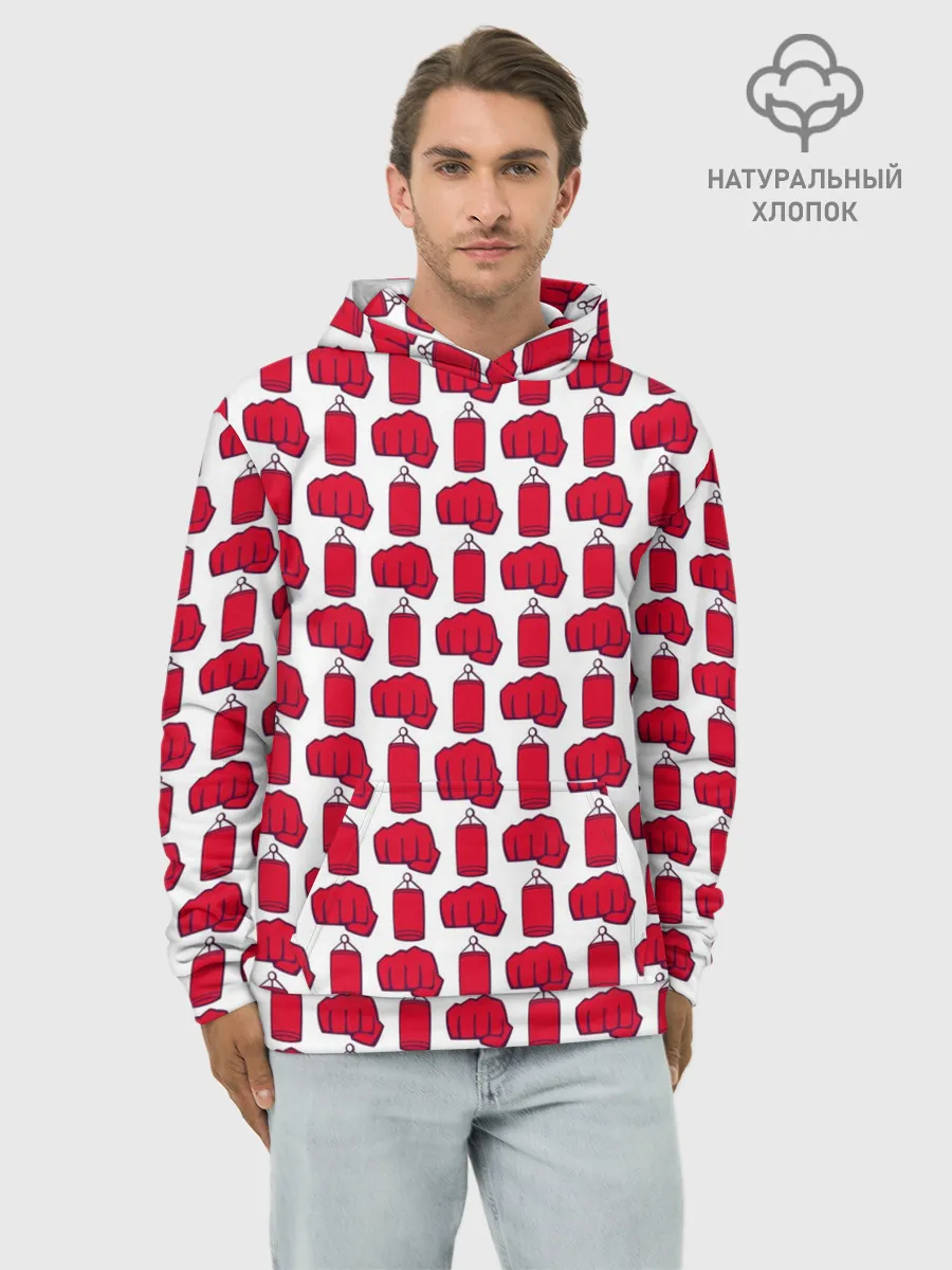 Худи мужской база хлопок / KickBoxing