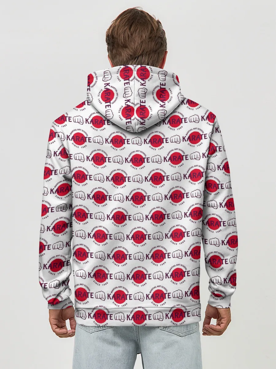 Худи мужской база хлопок / KARATE