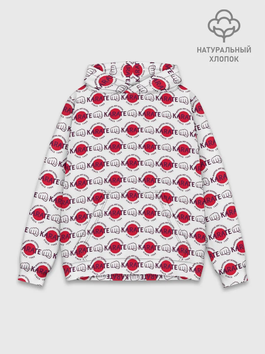 Худи мужской база хлопок / KARATE