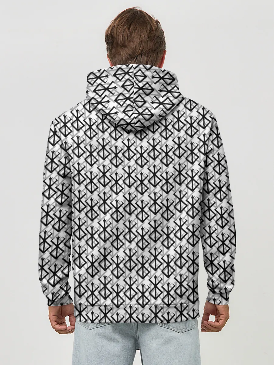 Худи мужской база хлопок / Берсерк много логотипов