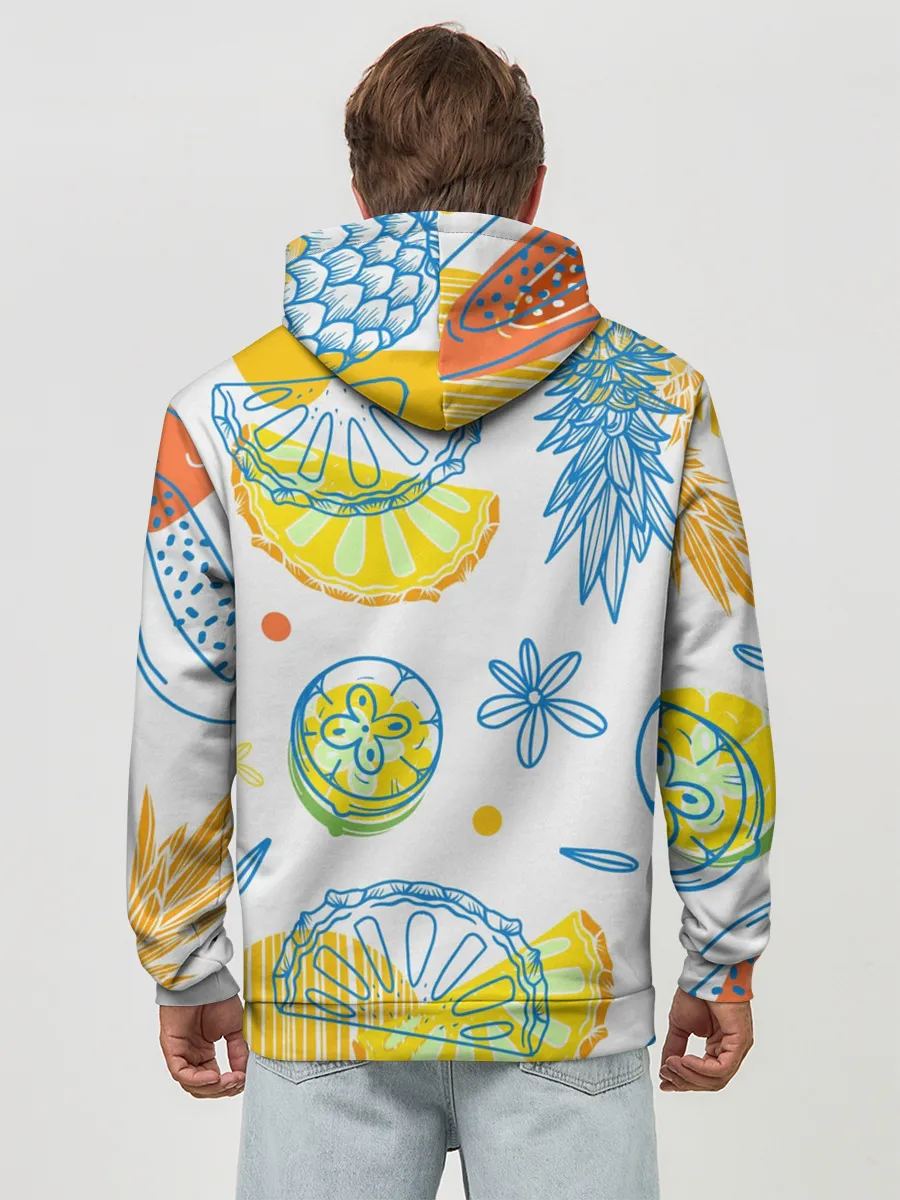 Худи мужской база хлопок / Фруктовое настроение