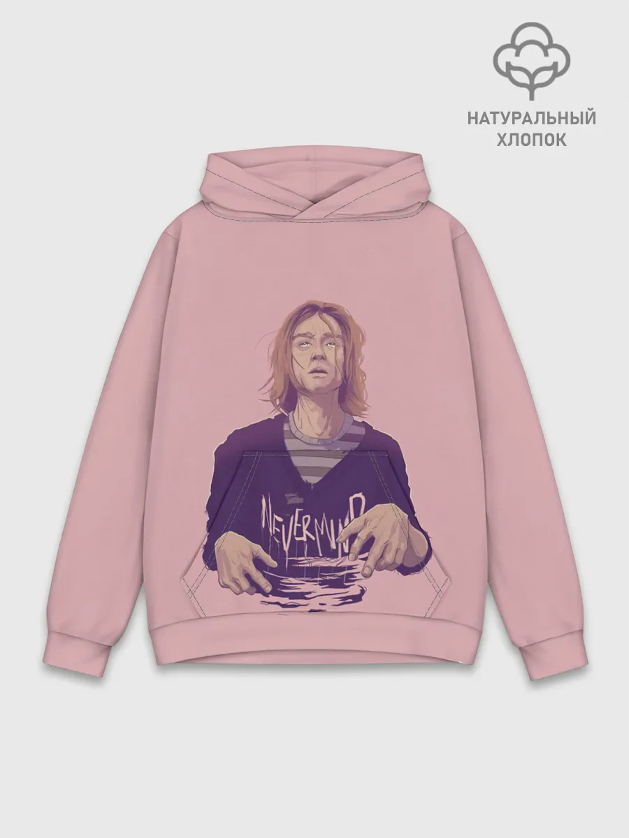 Худи мужской база хлопок / Курт Невермайнд
