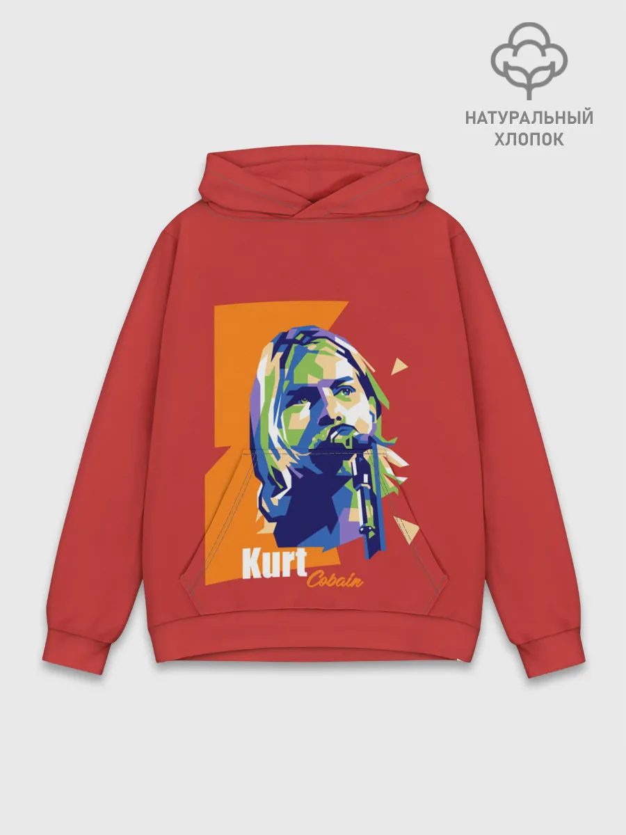 Худи мужской база хлопок / Kurt Cobain