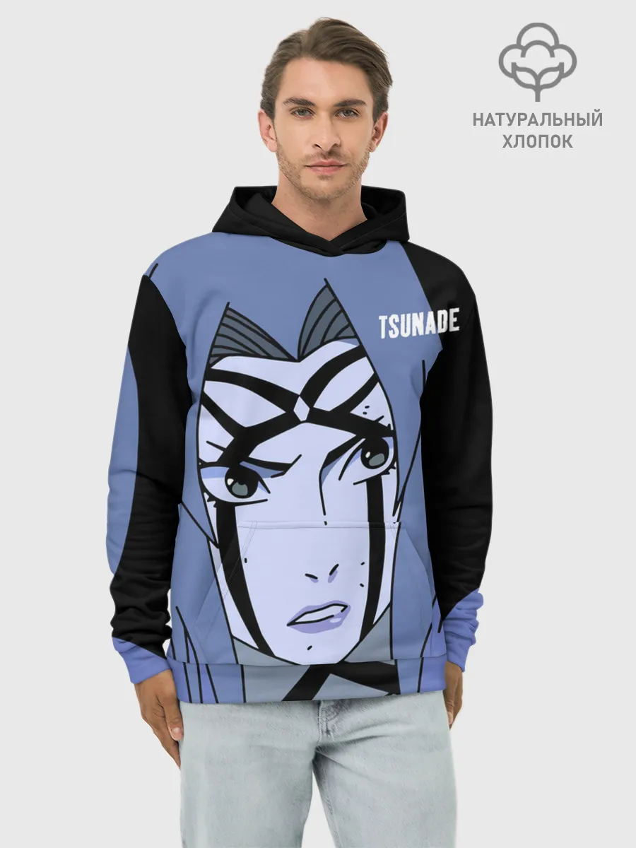 Худи мужской база хлопок / Цунаде
