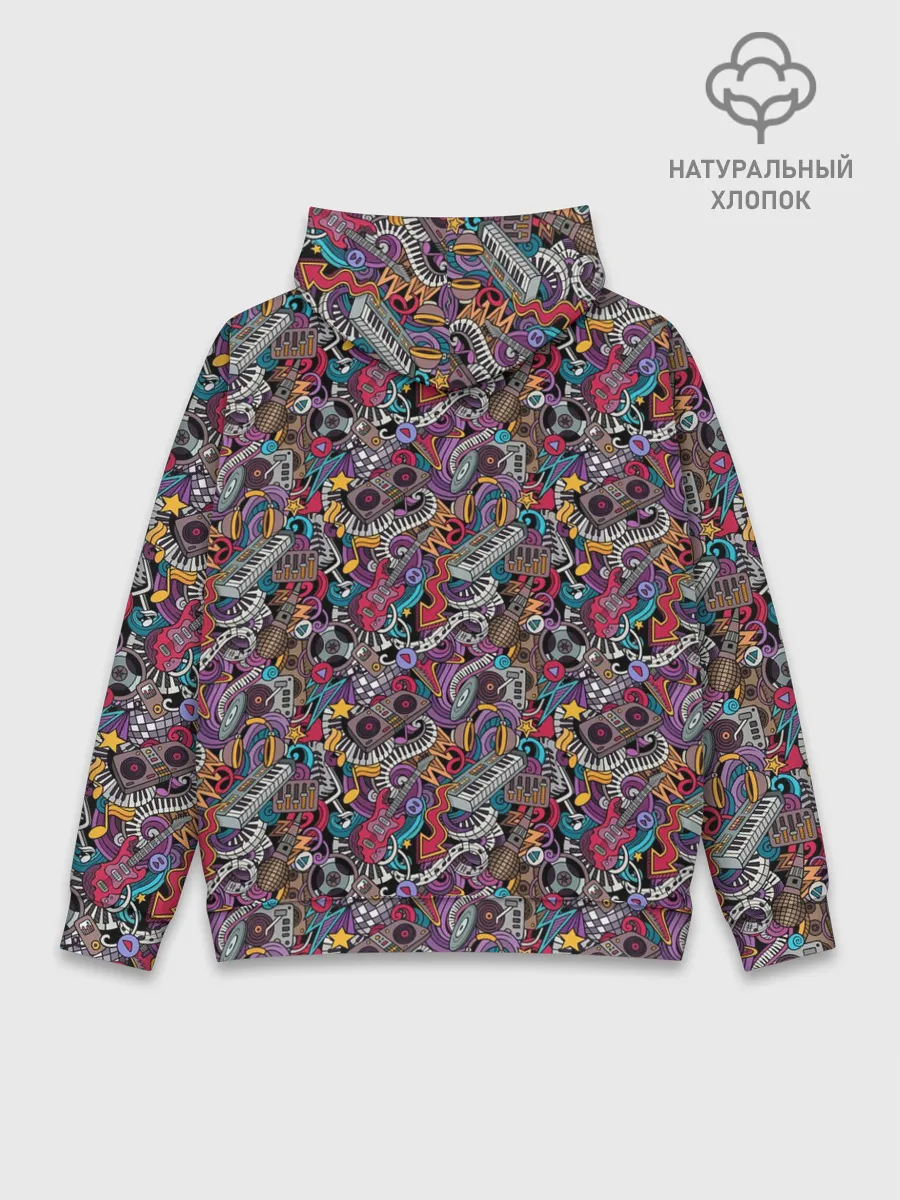 Худи мужской база хлопок / Музыкальные Инструменты