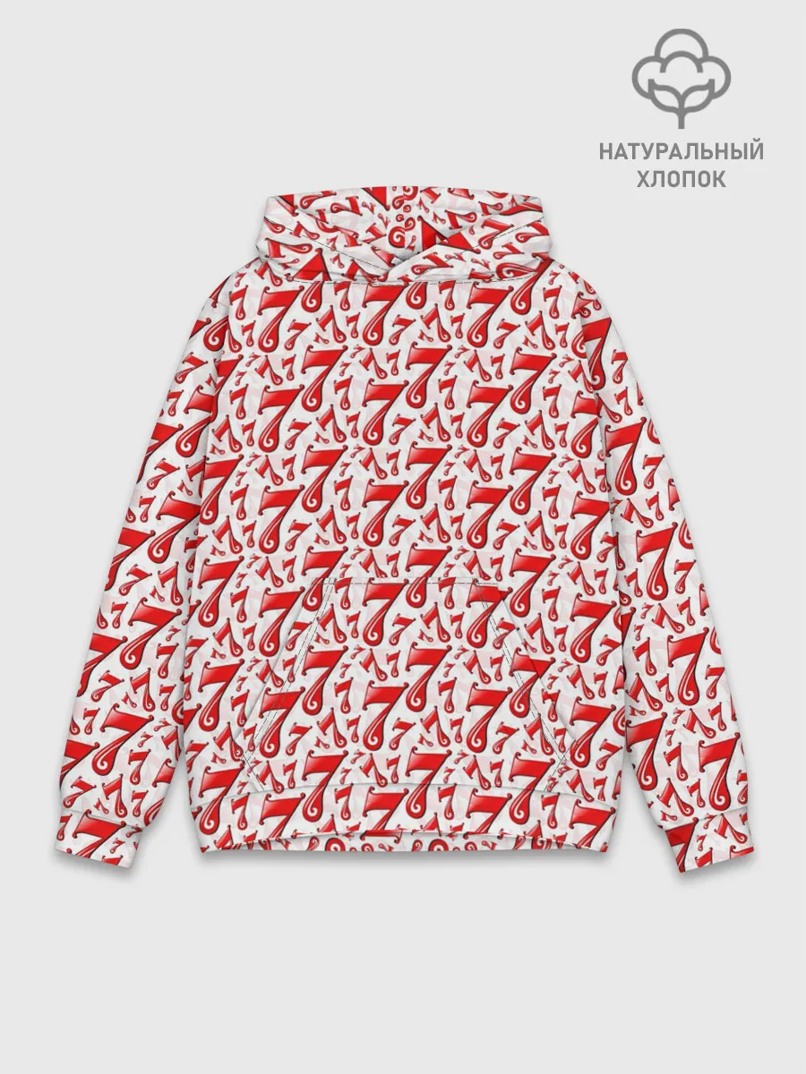 Худи мужской база хлопок / Счастливчик