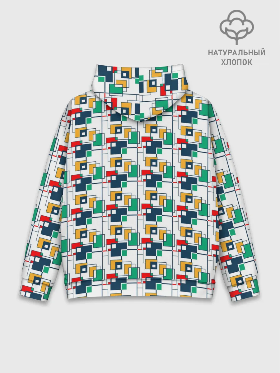 Худи мужской база хлопок / Геометрия