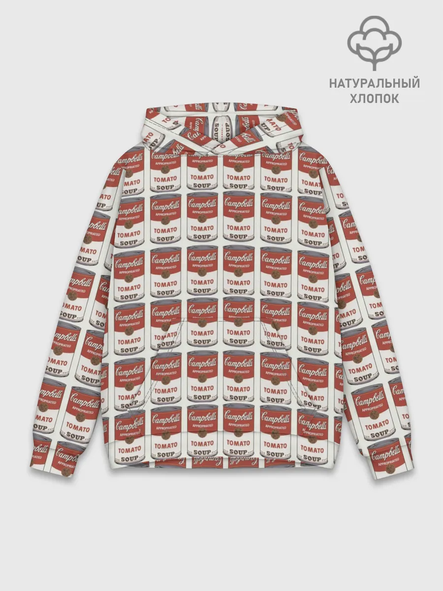 Худи мужской база хлопок / Суп как искусство