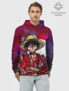 Худи мужской база хлопок / Луффи One Piece. Большой куш