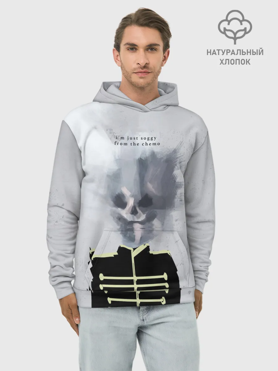 Худи мужской база хлопок / Black parade