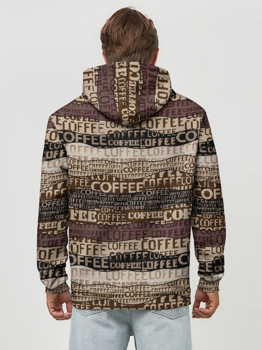 Худи мужской база хлопок / Кофе