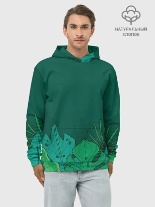 Худи мужской база хлопок / Мои джунгли