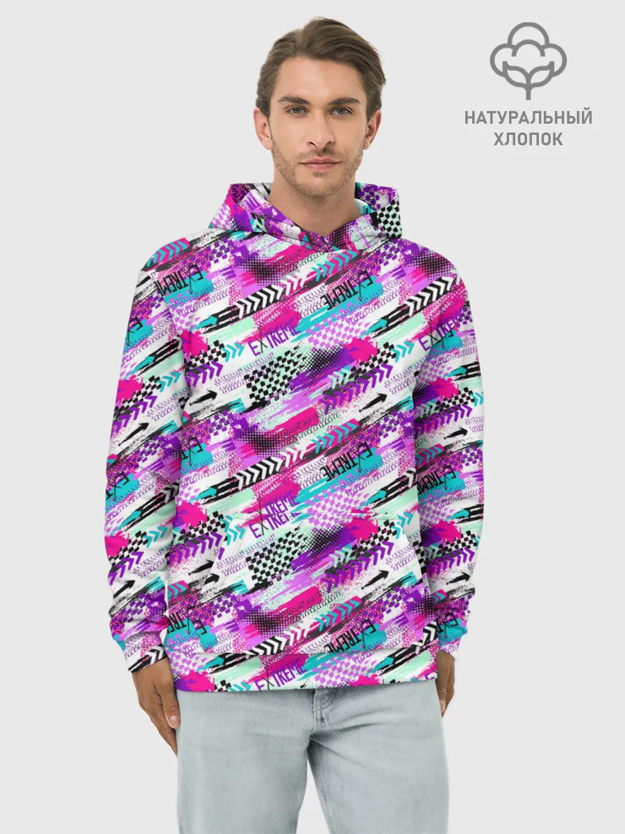 Худи мужской база хлопок / EXTREME