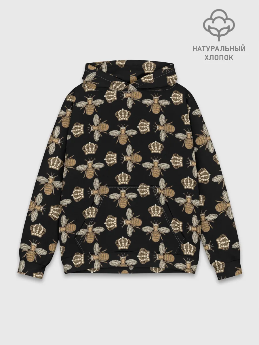 Худи мужской база хлопок / Королевы осы