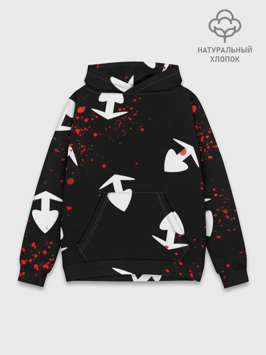 Худи мужской база хлопок / Плащ Хяккимару