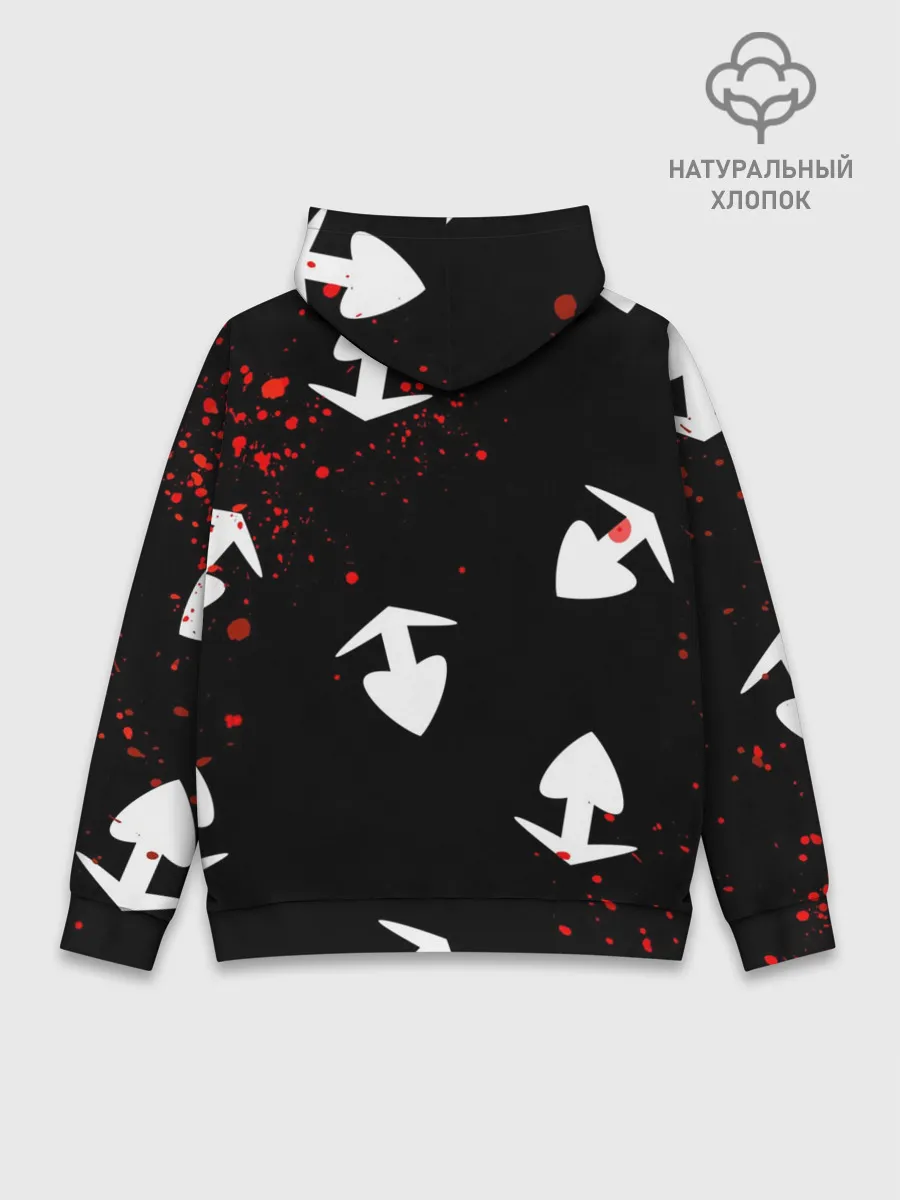 Худи мужской база хлопок / Плащ Хяккимару