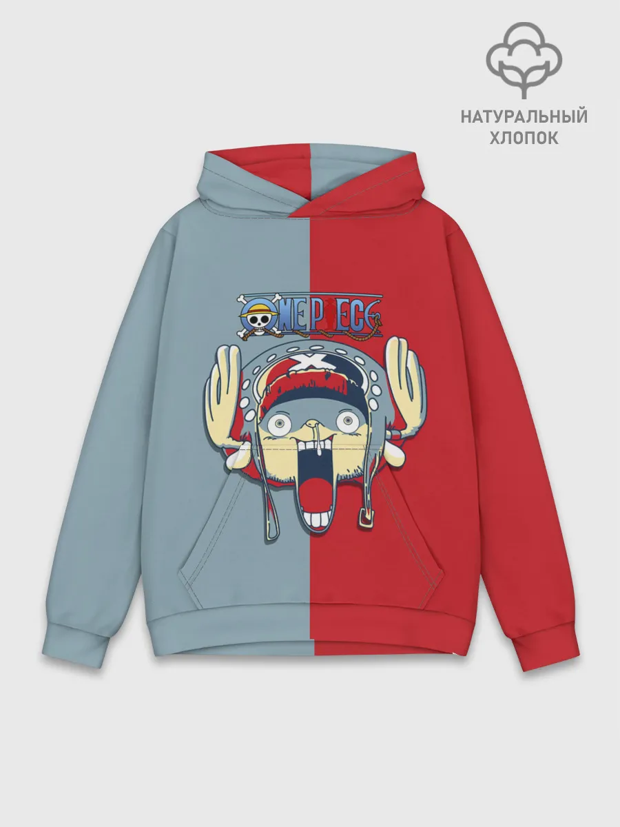 Худи мужской база хлопок / Сопливый Тони Тони Чоппер | One Piece