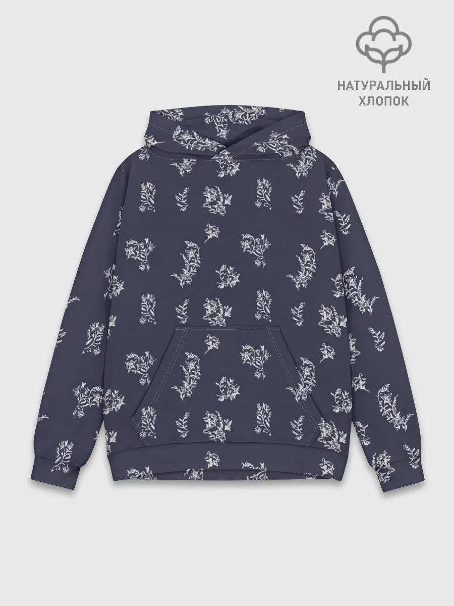 Худи мужской база хлопок / White Plant