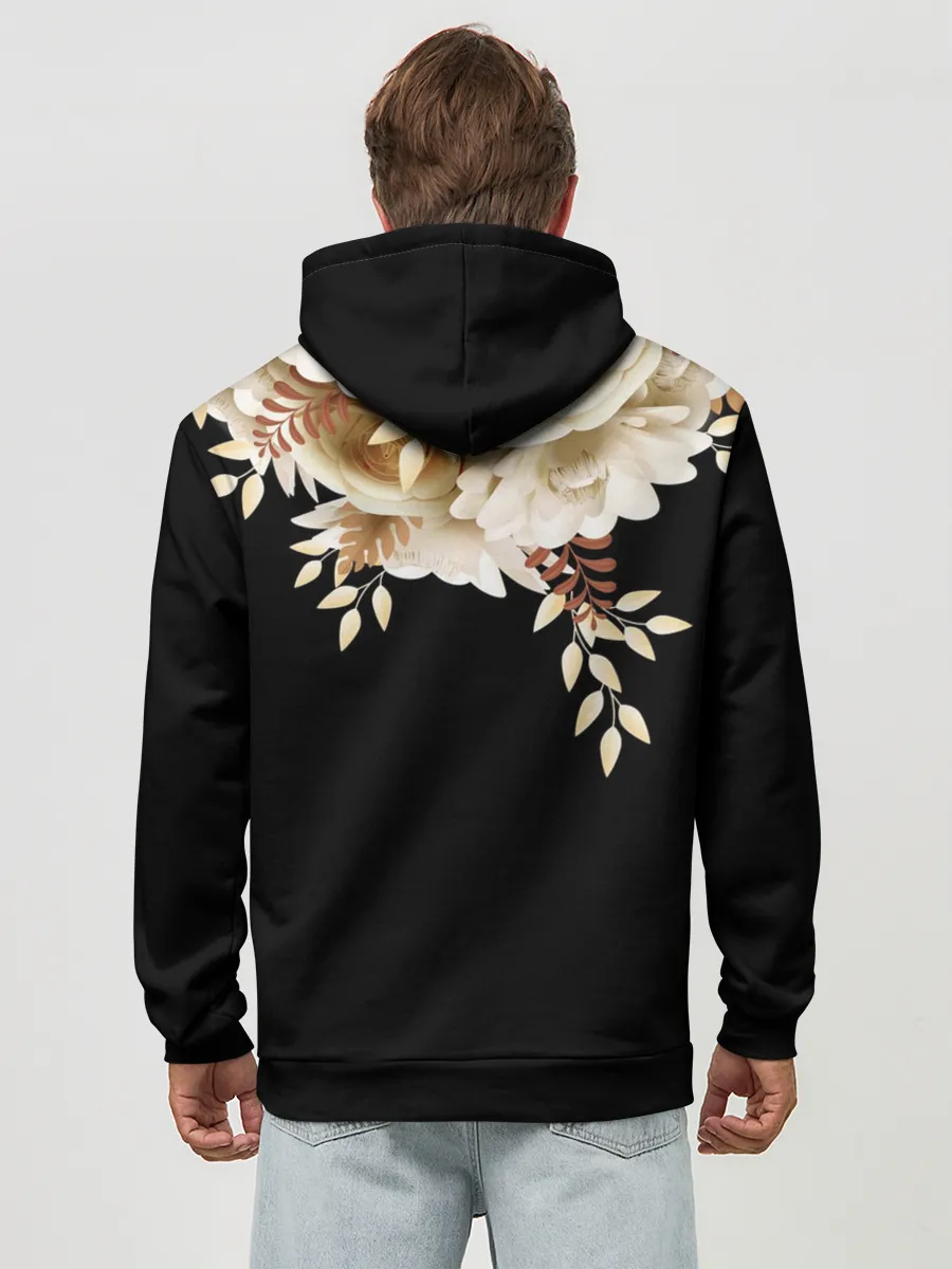 Худи мужской база хлопок / Золотые Цветы