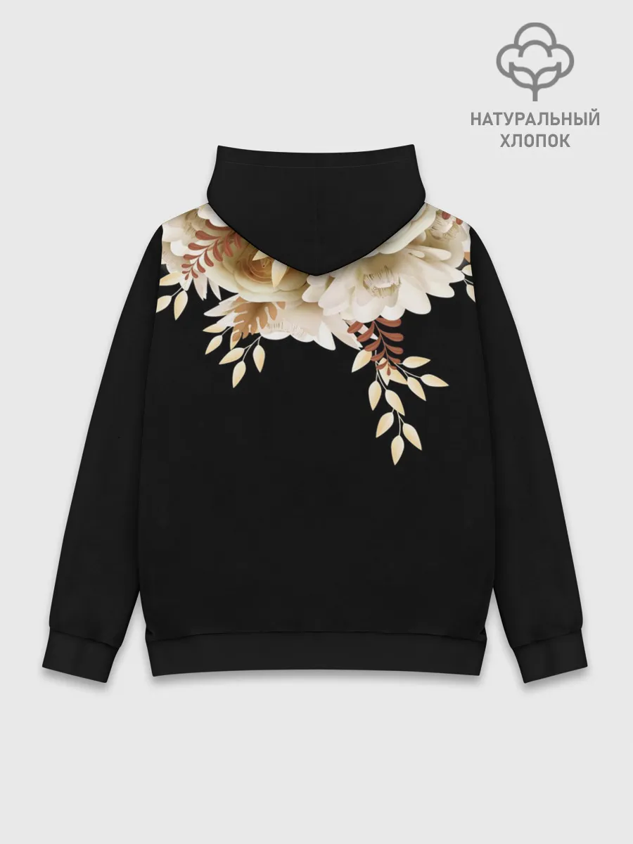 Худи мужской база хлопок / Золотые Цветы