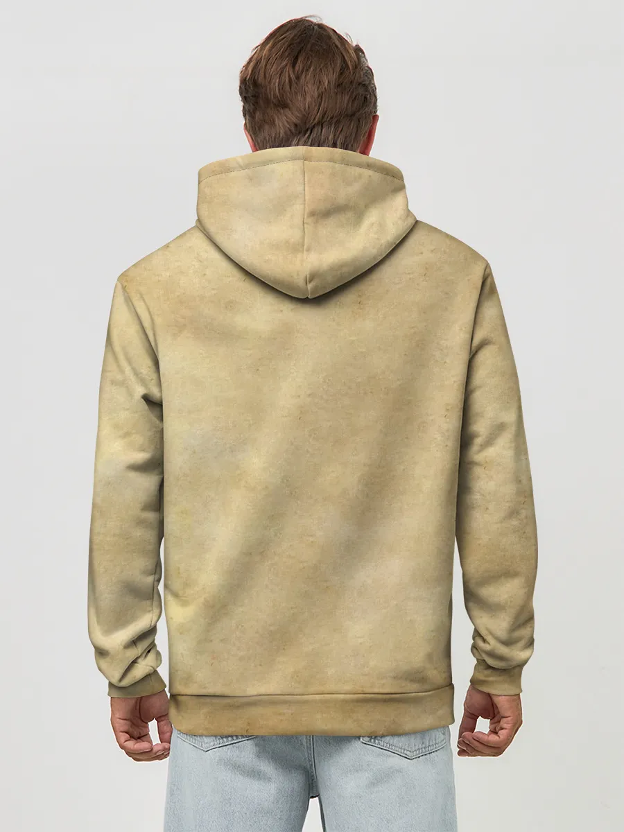 Худи мужской база хлопок / Манки Д. Луффи в розыске One Piece