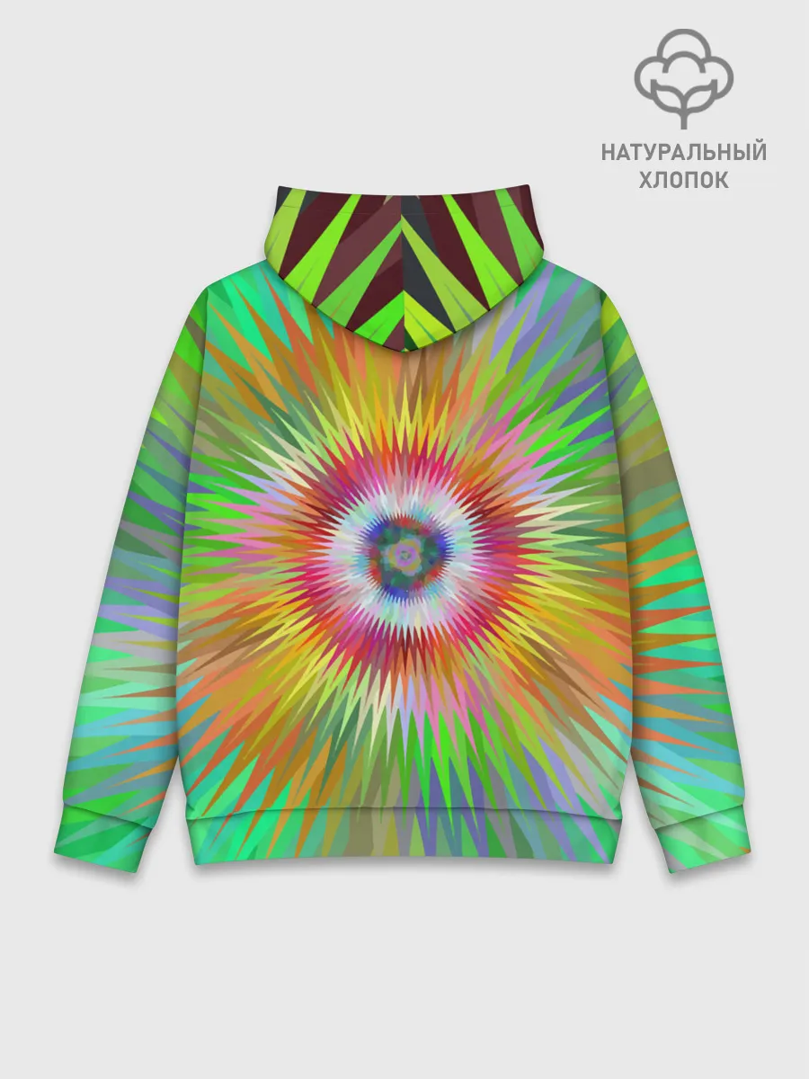 Худи мужской база хлопок / Тропичный Бум!