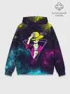 Худи мужской база хлопок / Космический Луффи One Piece