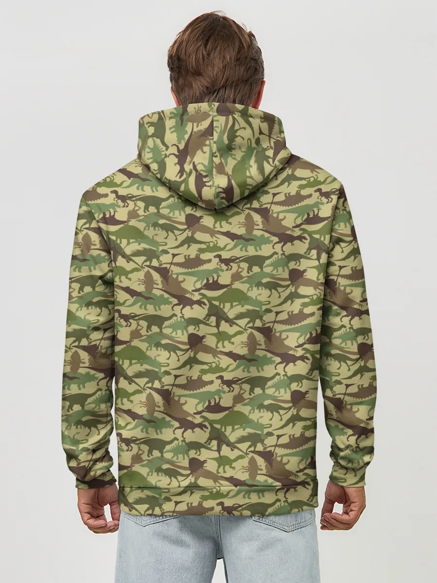 Худи мужской база хлопок / Динозавры