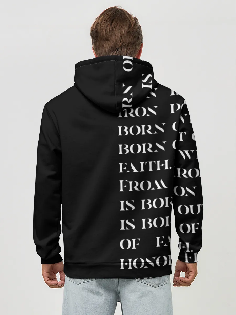 Худи мужской база хлопок / Боевой клич | Железные войны