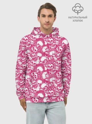 Худи мужской база хлопок / Punks not Dead