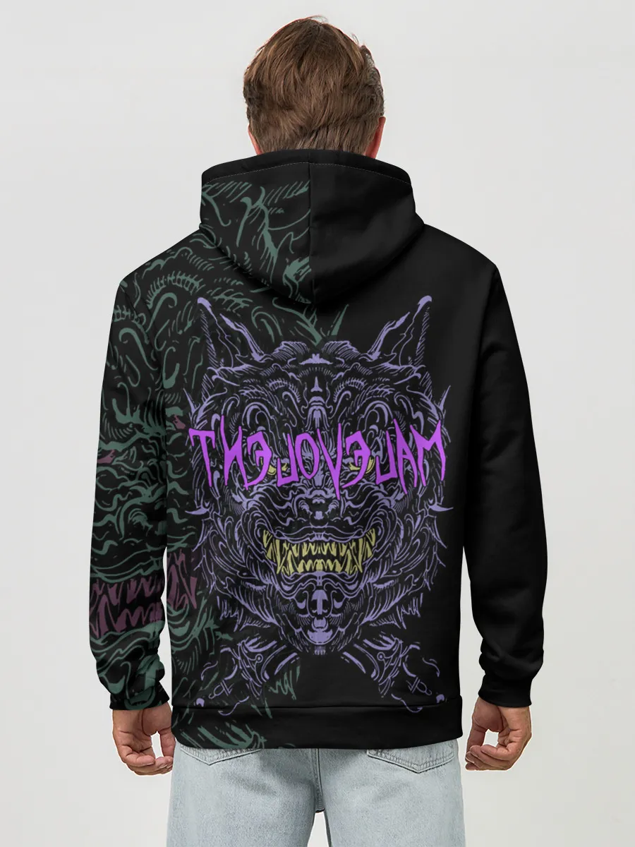 Худи мужской база хлопок / MALEVOLENT / ANGRY DOG