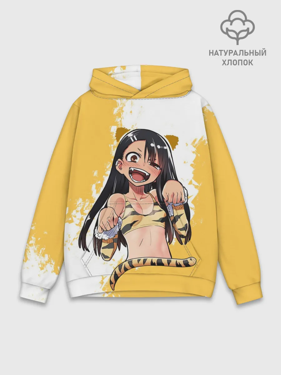 Худи мужской база хлопок / Nagatora Tigra