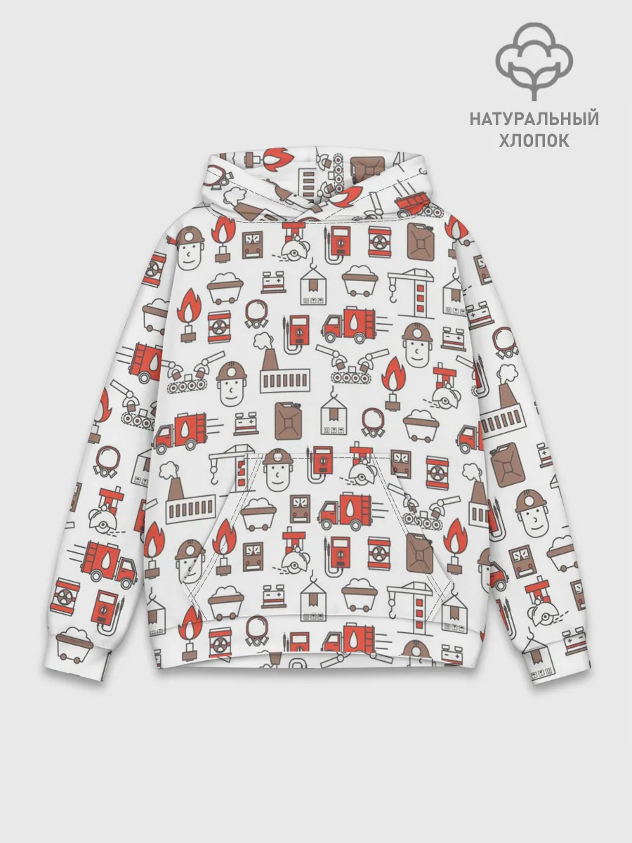 Худи мужской база хлопок / Металлург