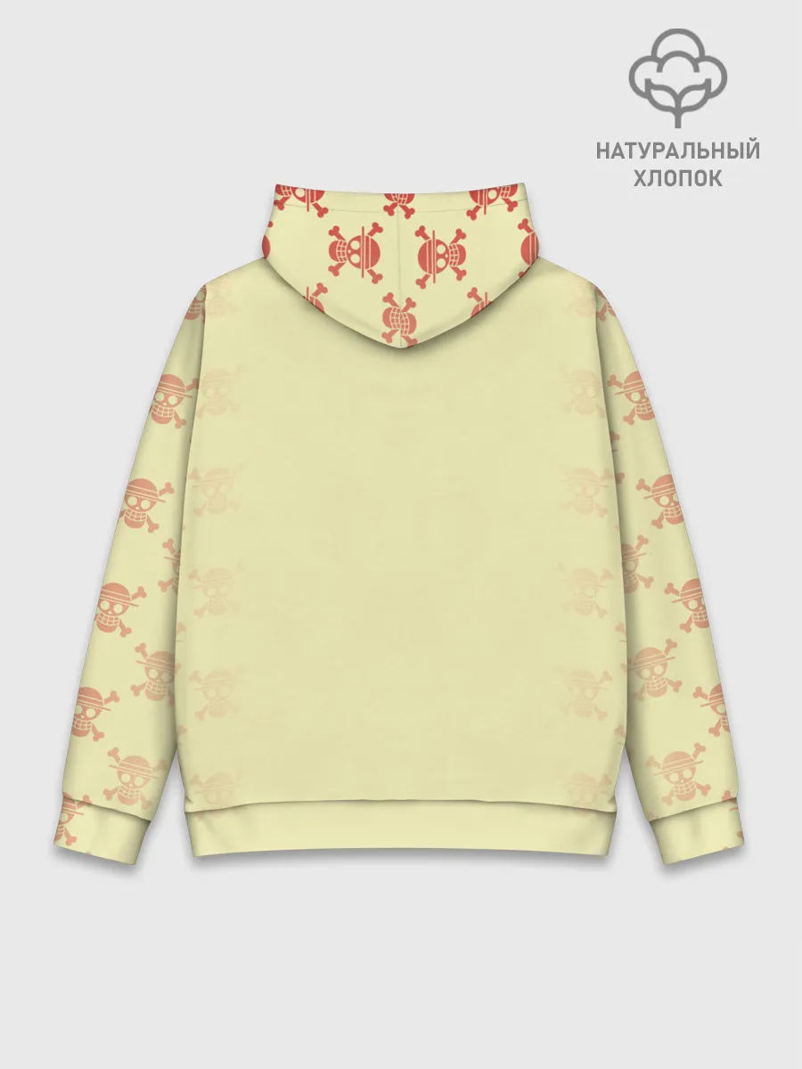 Худи мужской база хлопок / Пираты Соломенной Шляпы | One Piece