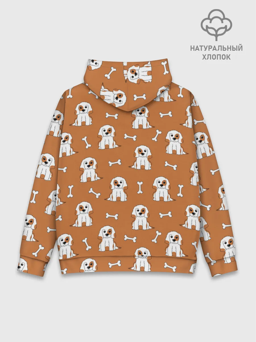 Худи мужской база хлопок / Пёс и кость