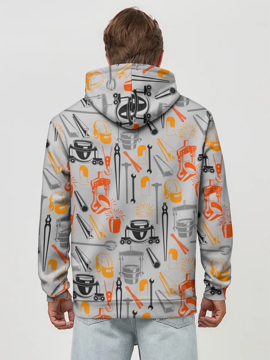 Худи мужской база хлопок / Металлургия