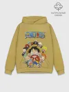 Худи мужской база хлопок / Персонажи One Piece. Большой куш