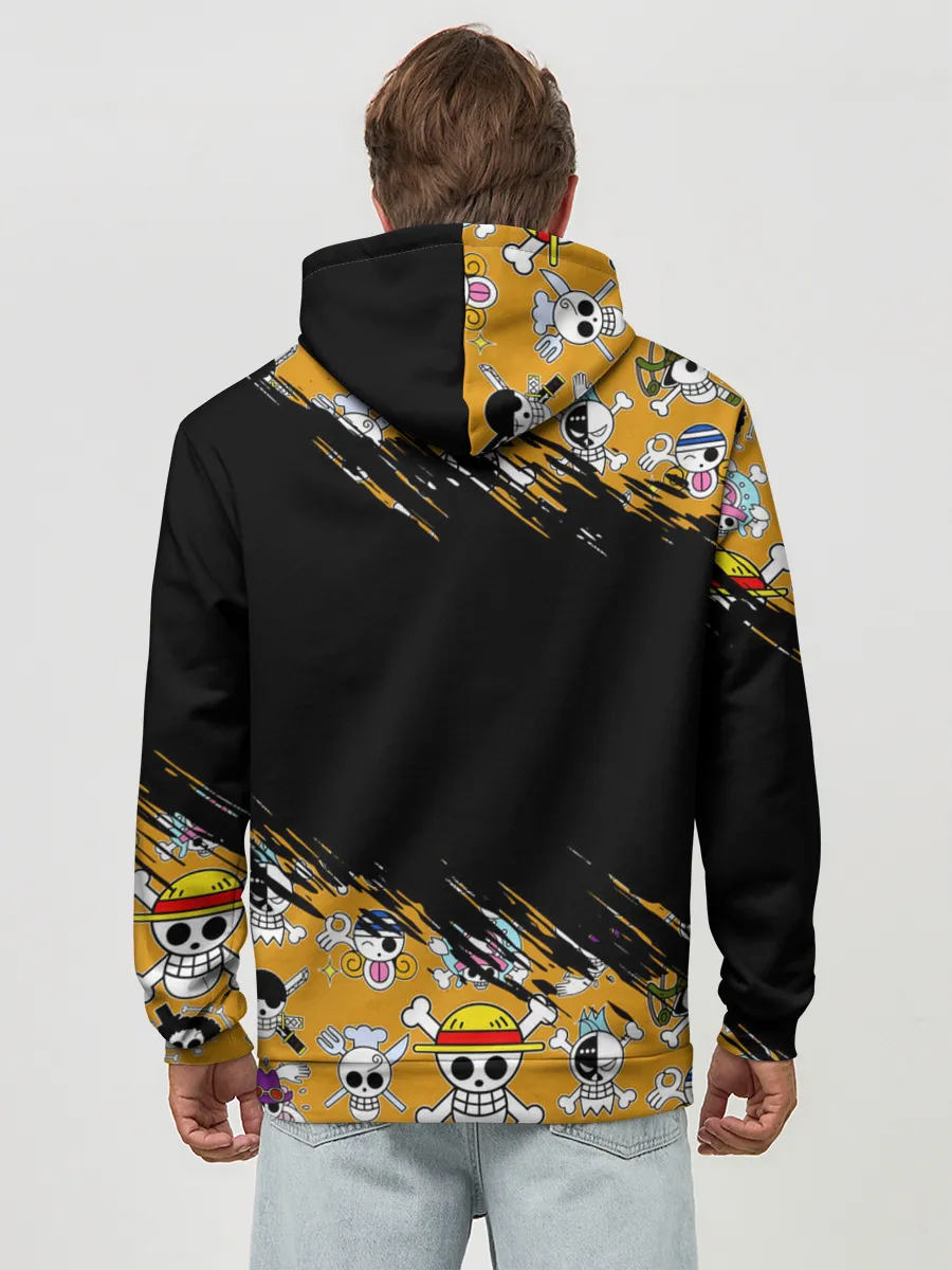 Худи мужской база хлопок / One Piece Dewata Indonesia