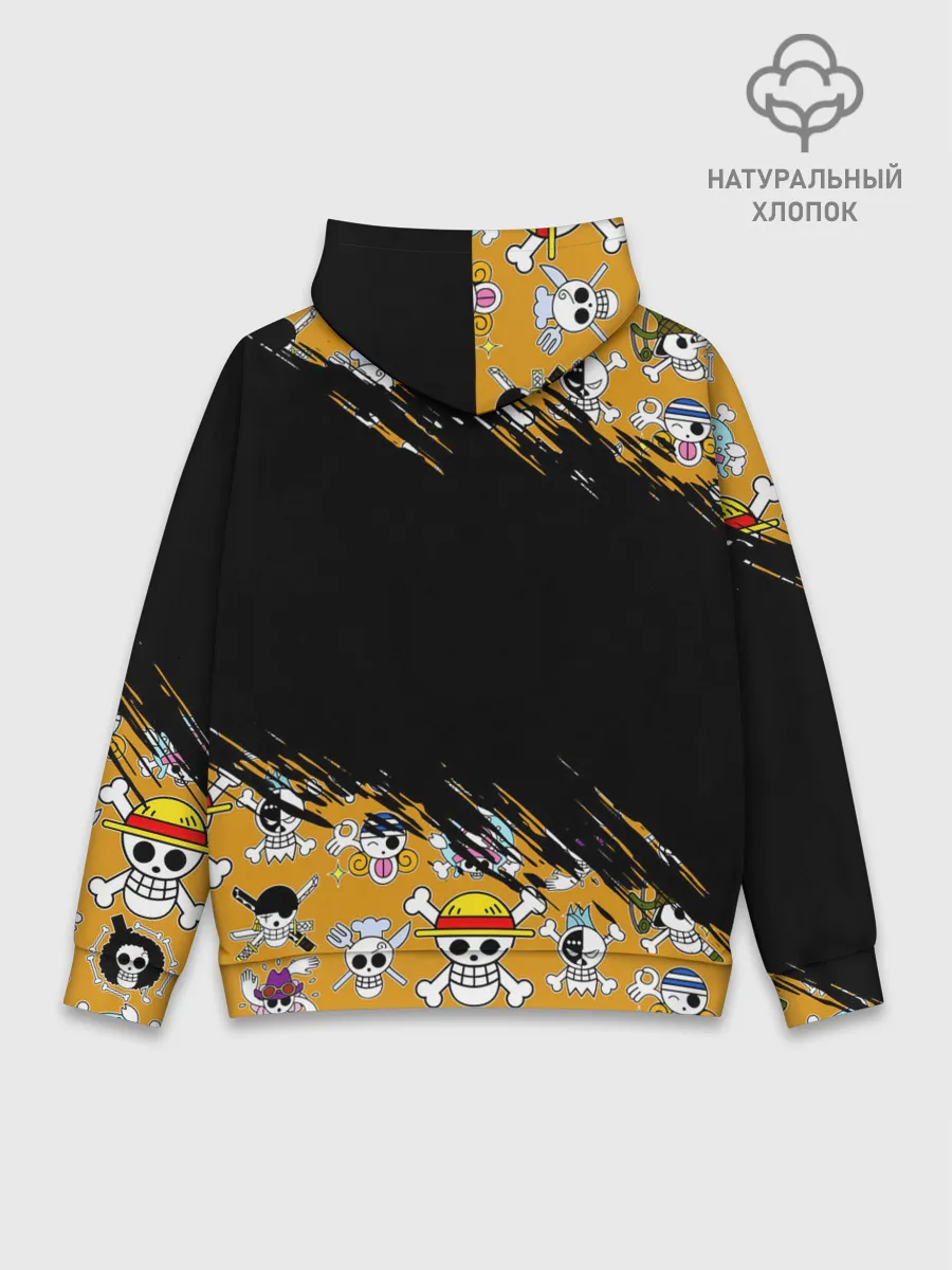 Худи мужской база хлопок / One Piece Dewata Indonesia