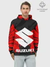 Худи мужской база хлопок / SUZUKI / СУЗУКИ / МОТОСПОРТ