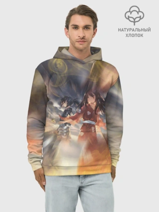 Худи мужской база хлопок / МИА С ХЯККИМАРУ | ДОРОРО